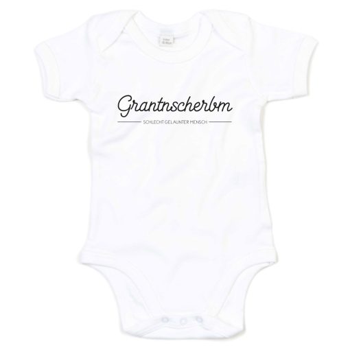 Baby-Body kurzarm - "Grantnscherbm"