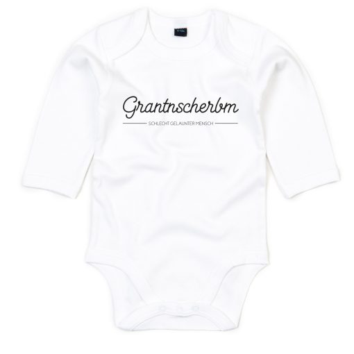 Baby-Body langarm - "Grantnscherbm"