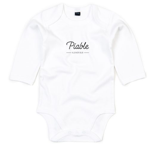 Baby-Body langarm - "Piable"