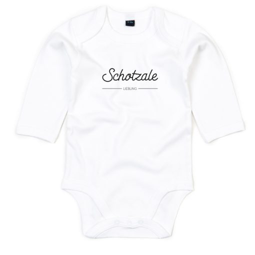 Baby-Body langarm - "Schotzale"