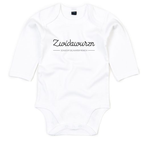 Baby-Body langarm - "Zwidawurzn"